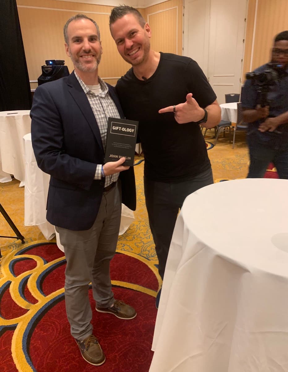 With John Ruhlin after a workshop